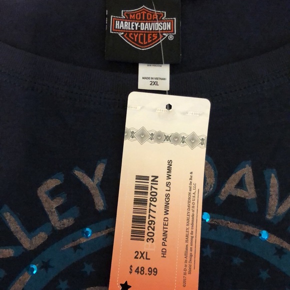 Harley Davidson Women’s Long Sleeved Pullover - Picture 9 of 9